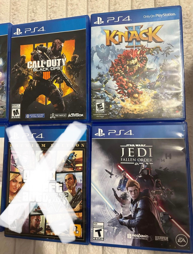 PS4 Games  in Sony Playstation 4 in Mississauga / Peel Region - Image 2