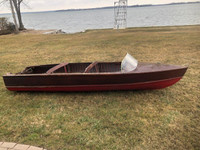 Classic 1950’s Cedar Strip Boat