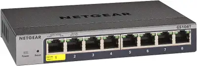 NETGEAR 8-Port Gigabit Ethernet Smart Switch (GS108T), View more