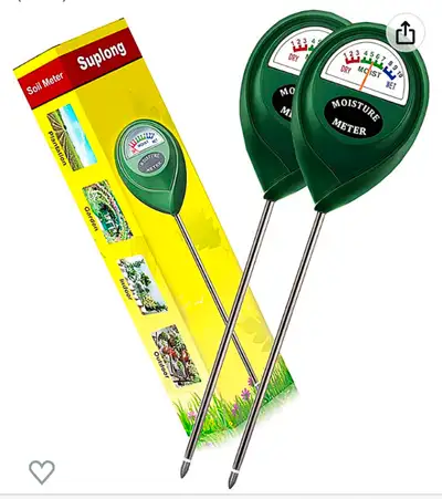 2 Packs Moisture Meter for Plants, Pant Water Meter, Soil Moisture Meter, Hygrometer for Garden, Far...