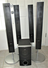 Sony 4.1 Channel Home Theater Speaker System Very Good Condition