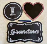 I/WE  GRANDMA/NANA Reversible Signs