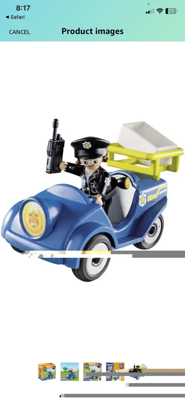 PLAYMOBIL Duck On Call - Police Mini-Car 70829 in Toys & Games in Oshawa / Durham Region - Image 4