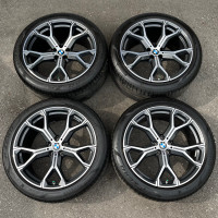 4x BMW X5 / X6 21" OEM Summer Wheels Package