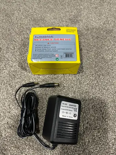 Nes-snes-sega genesis ac power adapter, View more