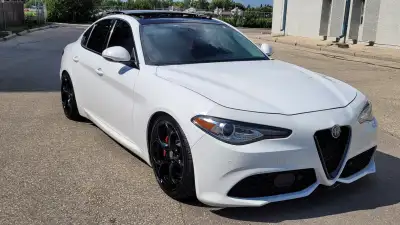 Safetied clean title fully loaded 2017 alfa romeo giulia ti sport Always wanted a bmw but its too ov...