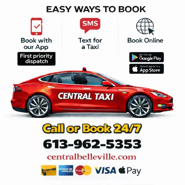 Ride with us Taxi App & collect points in Rideshare in Belleville - Image 2