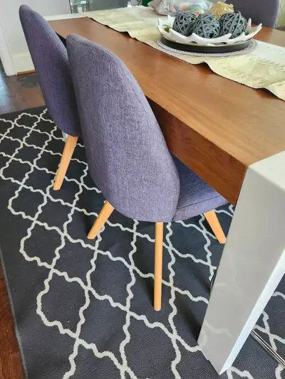 JYSK swivel dining chairs x 4 ($75 each), View more
