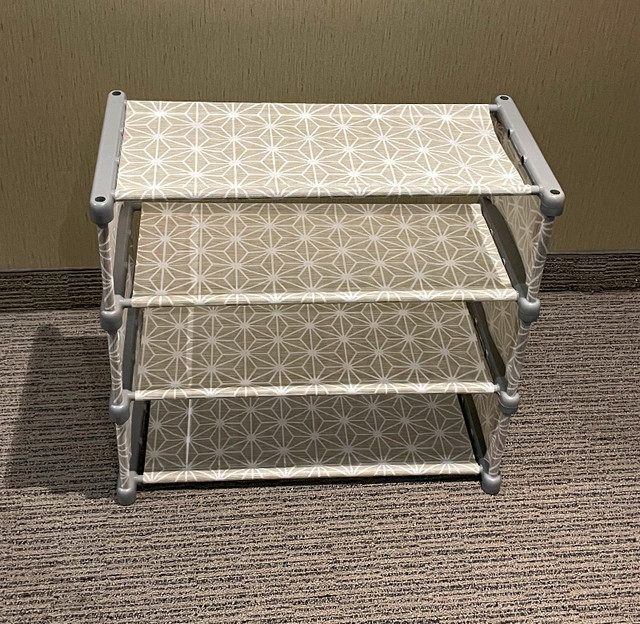 Shoe Rack 4 Level (Taupe) - Perfect Condition! in Storage & Organization in City of Toronto - Image 2