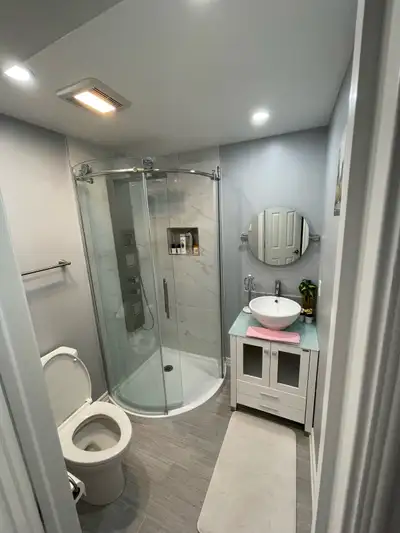 Brand new, professionally finished, spacious, fully furnished studio basement for rent in Milton - C...