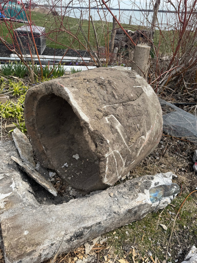 Free concrete well section in Free Stuff in Belleville