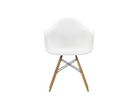 2 x WHITE EIFFEL ARM CHAIR