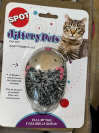 Jittery pets cat toy/souris jouet chats 
