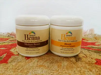 Rainbow Henna natural hair color, View more