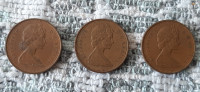 1970 Canadian Pennies