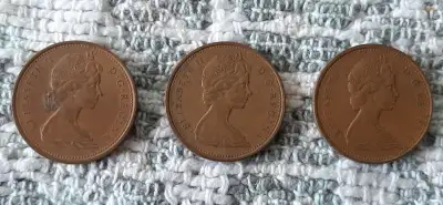 1970 Canadian Pennies. Of all the coins minted in the decade of the 70's, the 1970 coins were the lo...