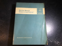 1959-68 Mercedes-Benz Service Manual 190C 220b 230SL 250SL 300SE