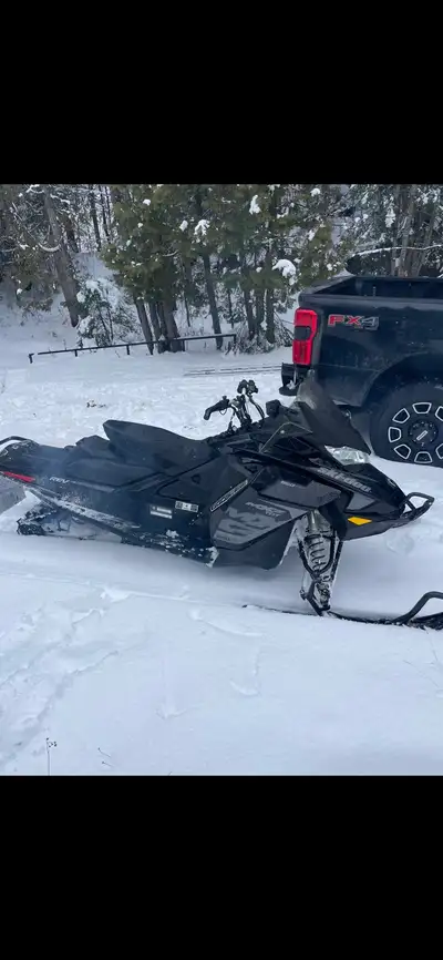 Clean sled ready to ride