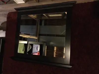 Wood Framed Mirror, View more