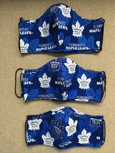 Toronto Maple Leafs/ Blue Jays/Raptors face masks in 4 sizes, View more