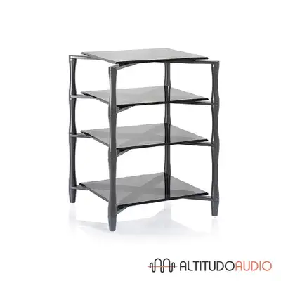Slender Hi-Fi Gunmetal Rack Cabinet Grey, View more