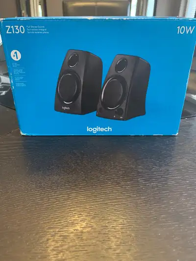 Logitech Full stereo sound speakers, View more
