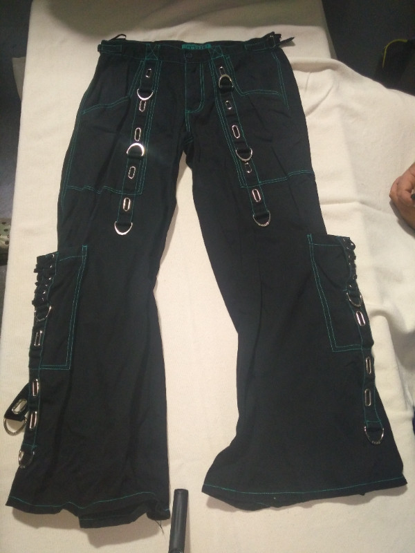 Pants: Tripp Turquoise wide leg bondage pants with chains NEW in Women's - Bottoms in Cambridge