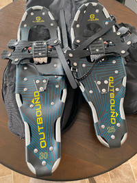 Two sets of medal snowshoes
