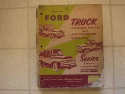 Ford Motor Company Dearborn Michigan. Series 1 thru 6 and 100 thru 600. A bit tattered. Binding brok...