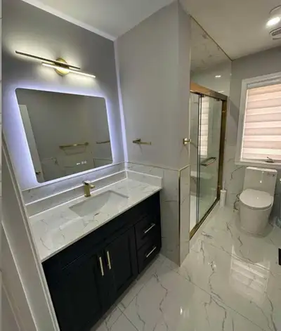 washroom renovation handyman services, View more
