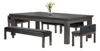 ON SALE! Pool Table Dining Table Conversion with 1" Slate