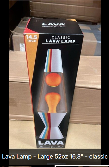 The Original Lava Lamp - trademark shape and global brand since 1965 Easy to operate: plug it in, al...