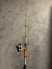 Zebco roam spinning rod reel combo.