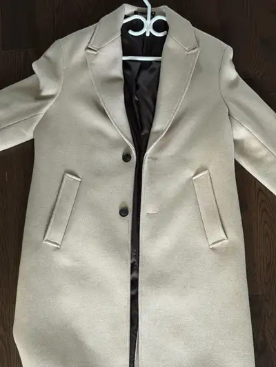 New Zara Wool Blend Coat Men Medium, View more