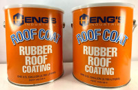 Heng's Rubber Roof Coating - 2 x 1 Gallon cans