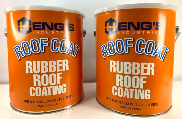 Heng's Rubber Roof Coating - 2 x 1 Gallon cans in Roofing in Markham / York Region