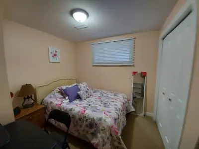 1 bedroom available in our basement suite.Preferred female students only.Shared kitchen,washroom and...