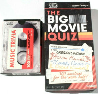 The Big Movie Quiz + Music Trivia Card Games - Professor Puzzle