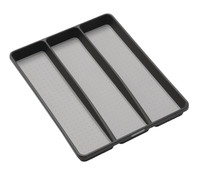 Utensil Tray Madesmart Gray Color Plastic 3 Compartment Nonslip 