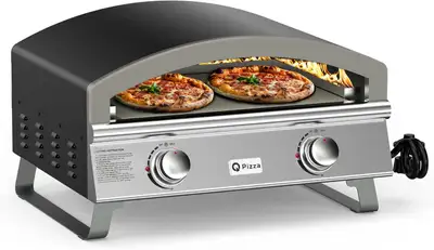 Q Pizza 19" stone gas Pizza Oven, View more
