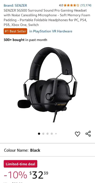 Senzer SG500 Gaming Headset, View more