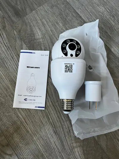 WiFi PTZ Bulb Camera, View more
