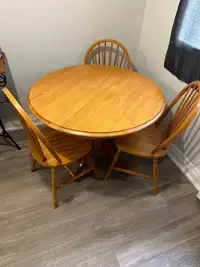 Kitchen tables and 3 chairs