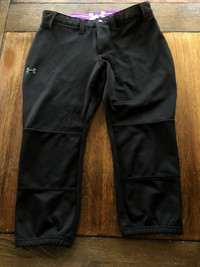 Women’s Under Armour Medium Black Softball Pants