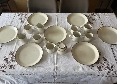 Set of 18 pcs. Vintage Dish Set, View more