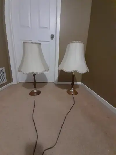 Pair of Antique Table Lamps, View more