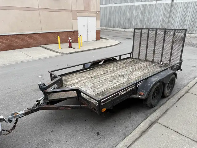 12 x 6.5 feet wide LANDSCAPE TRAILER Only $2k now! in Tool Storage & Benches in Oakville / Halton Region - Image 5