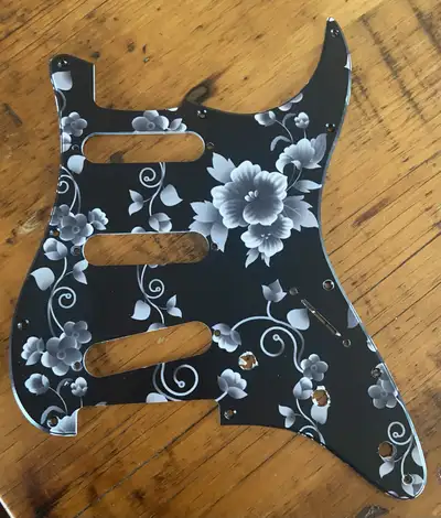 Fender Strat pickguard reverse angle bridge, View more