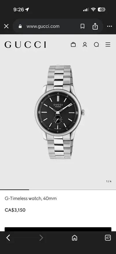 Gucci G-Timeless Watch, View more