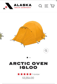 Arctic oven igloo tent 